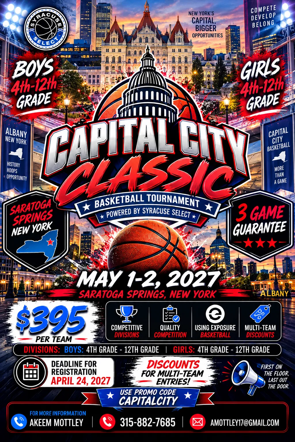 Capital City Classic – May 1-2, 2027
