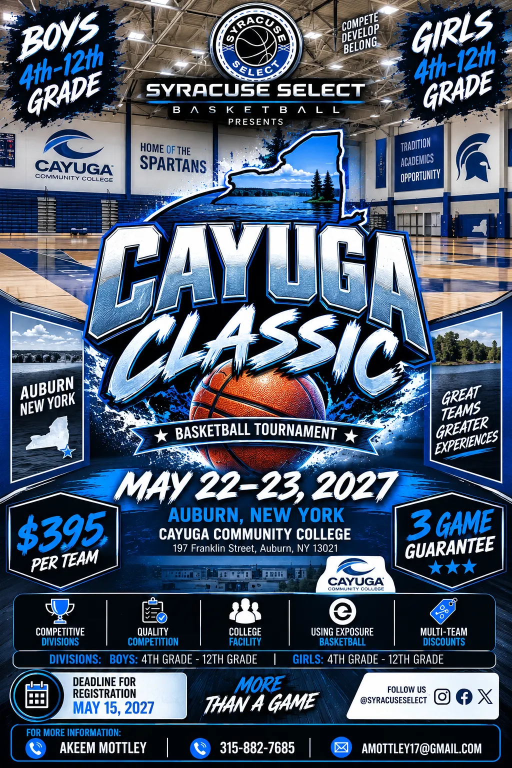 Cayuga Classic – May 22-23, 2027