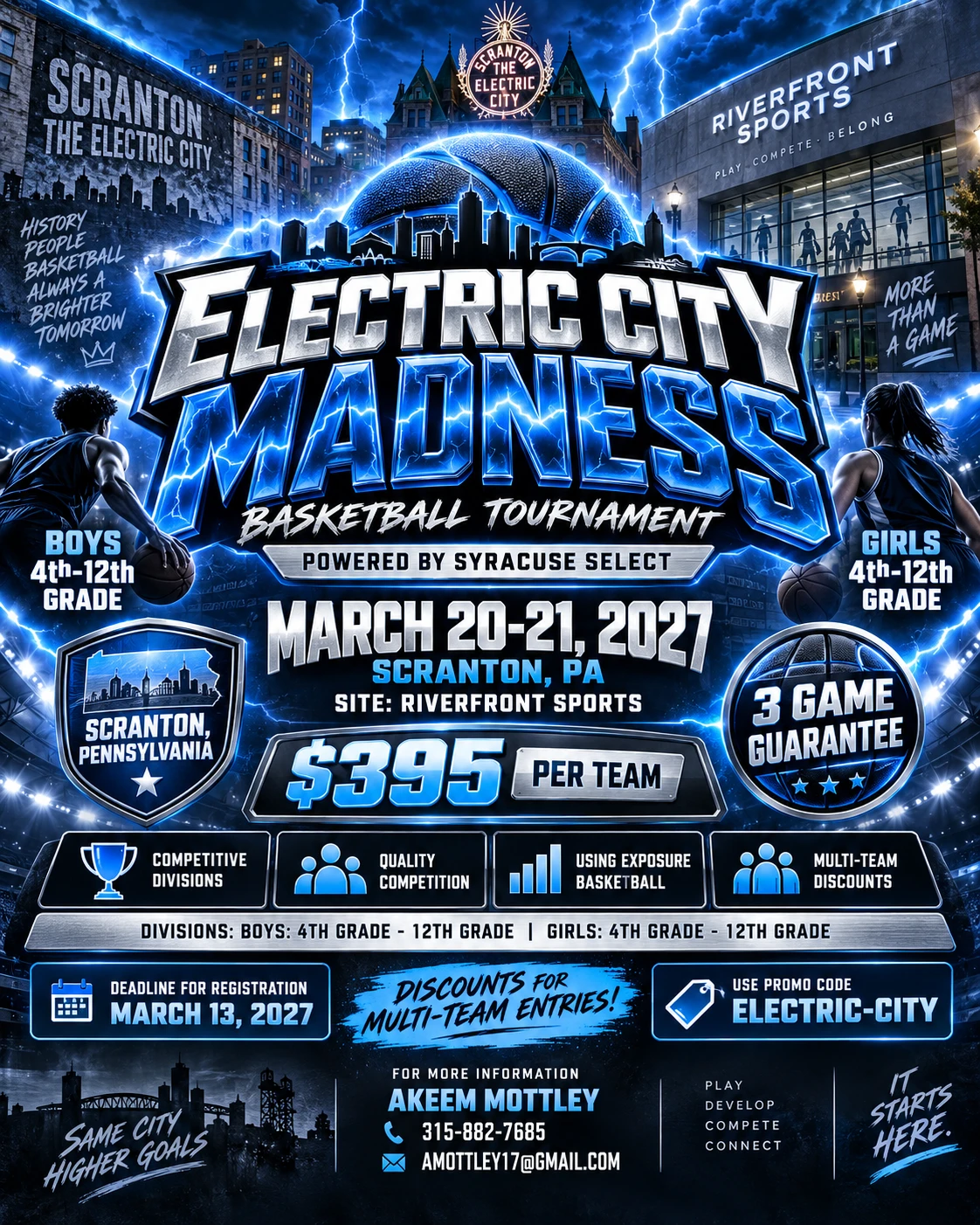Electric City Madness – Mar 20-21, 2027