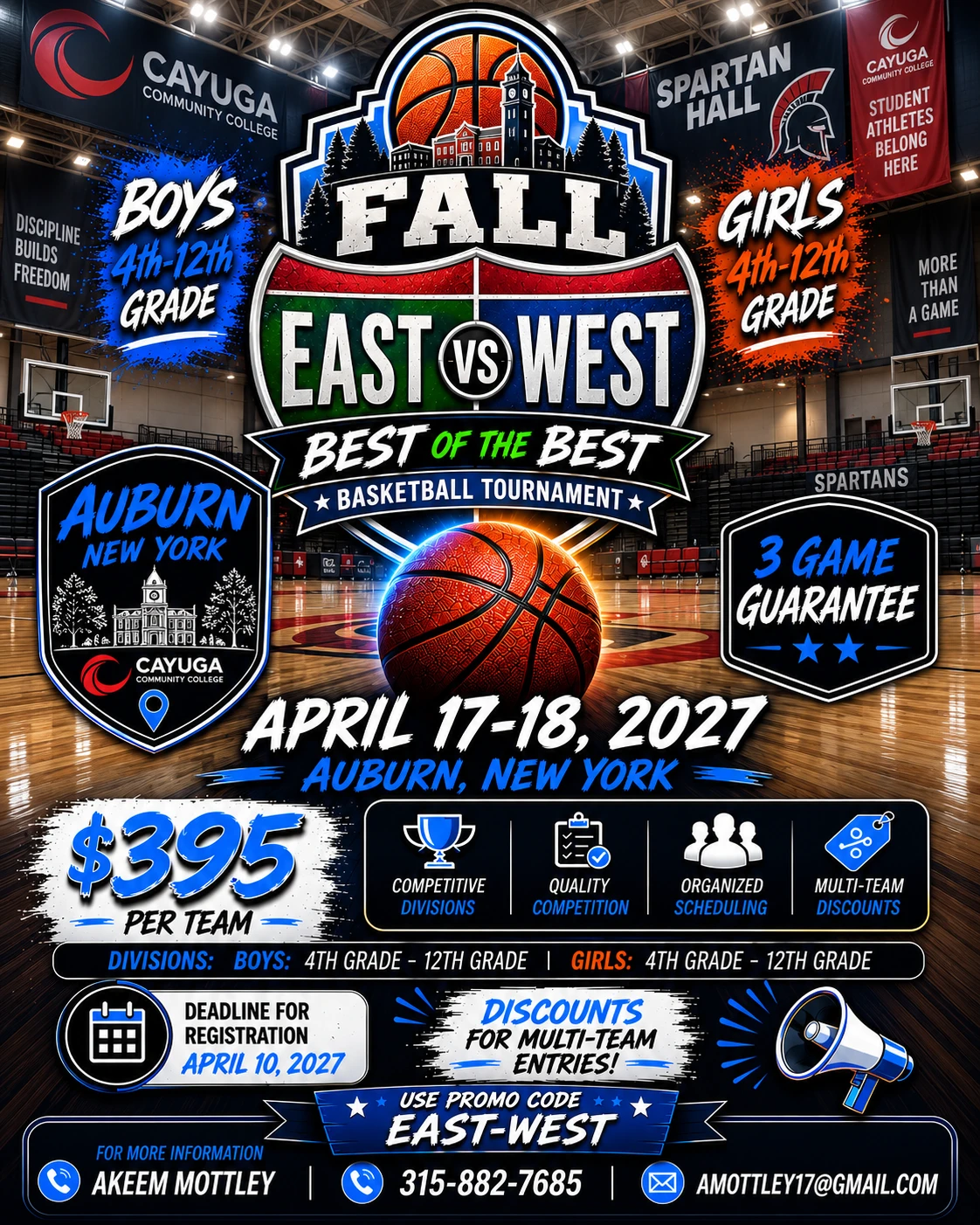 East vs West Best of the Best – Apr 17-18, 2027