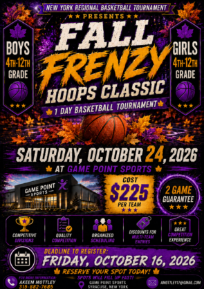 Fall Frenzy Hoops Classic – Oct 24, 2026