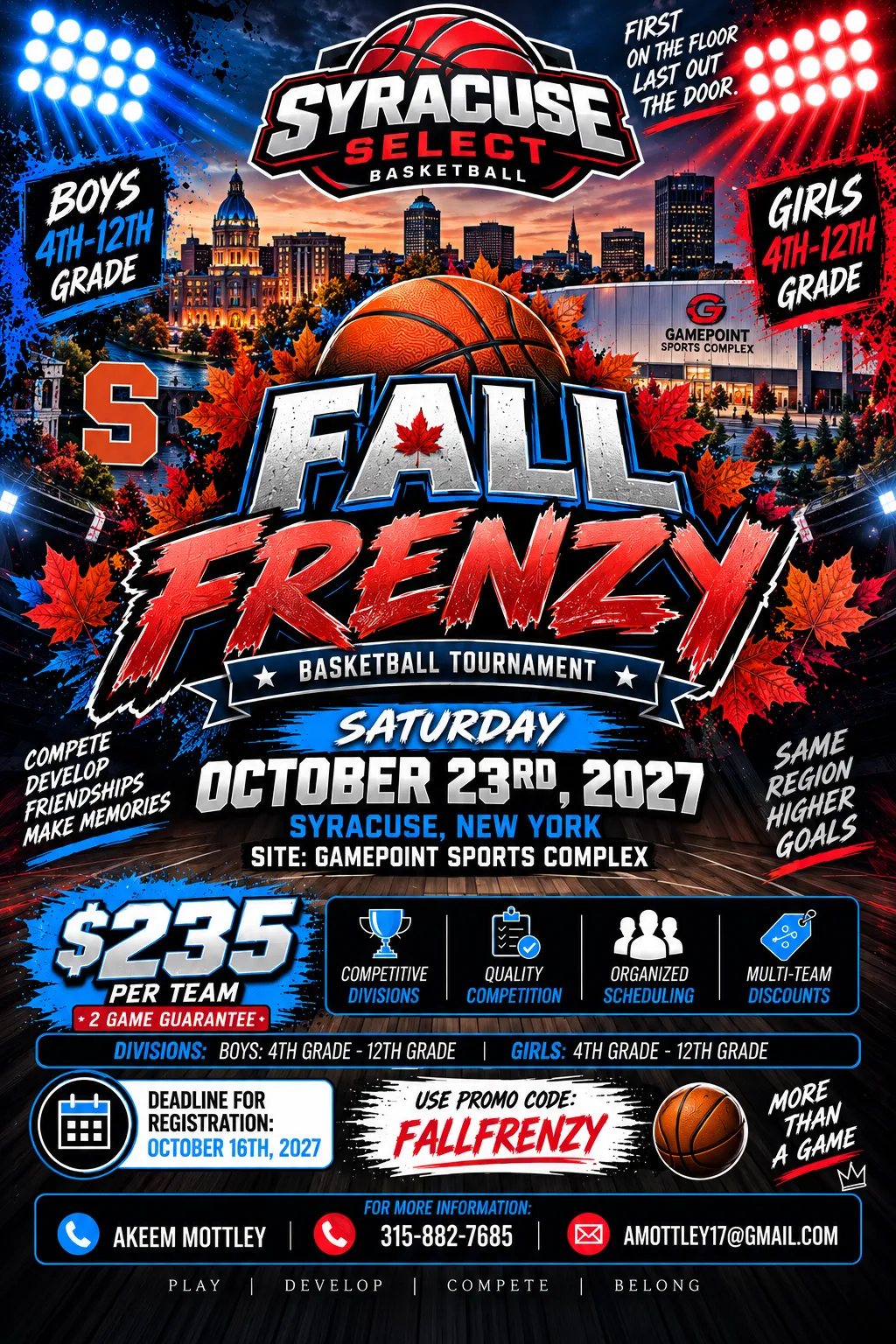 Fall Frenzy – Oct 23, 2027