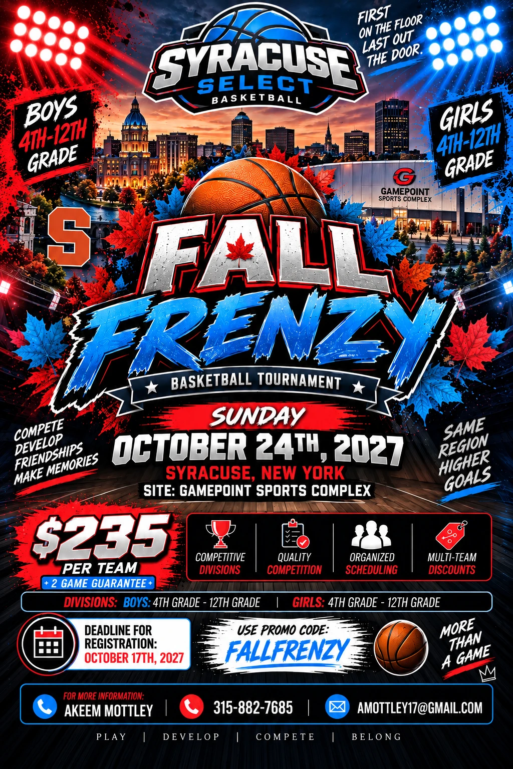 Fall Frenzy – Oct 24, 2027