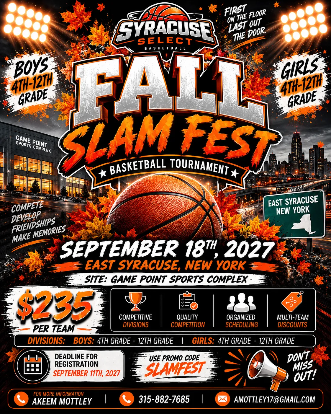 Fall Slam Fest – Sep 18, 2027