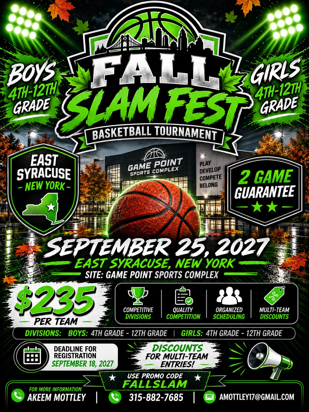 Fall Slam Fest – Sep 25, 2027