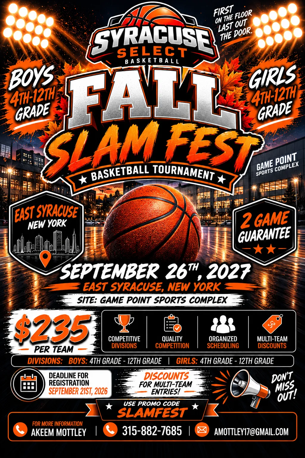 Fall Slam Fest – Sep 26, 2027