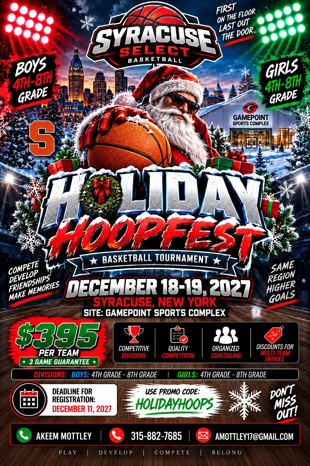 Holiday Hoopfest – Dec 18–19, 2027