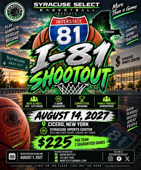 I-81 Shootout – Aug 14, 2027