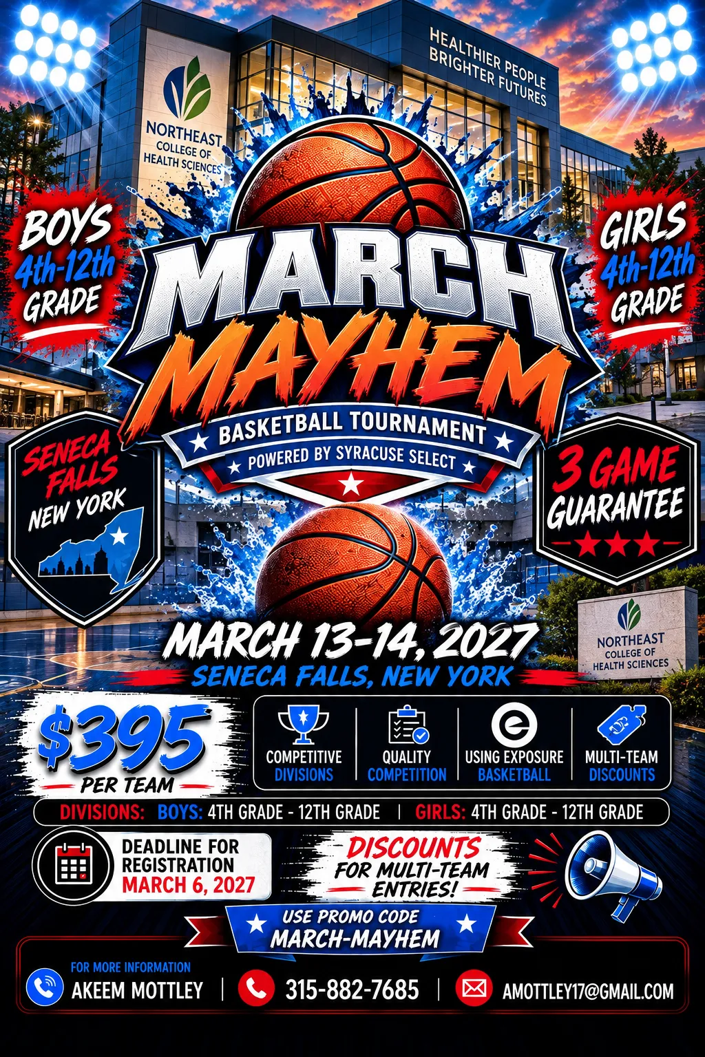 March Mayhem – Mar 13-14, 2027