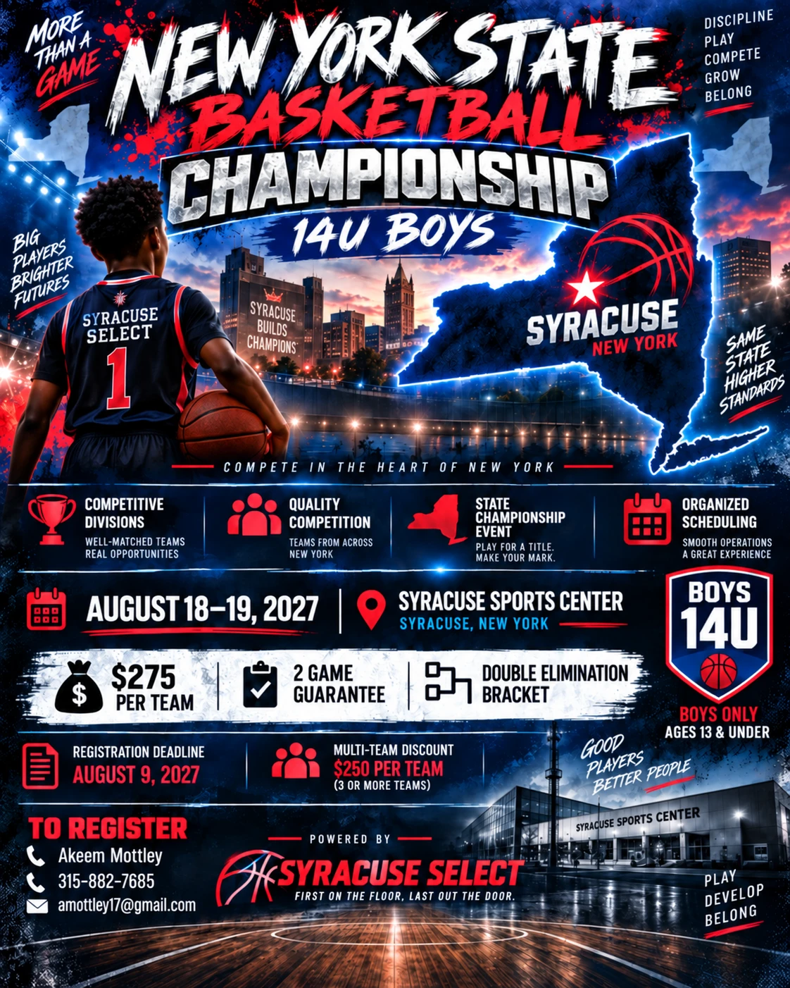 NY State Championship 14U Boys – Aug 18–19, 2027