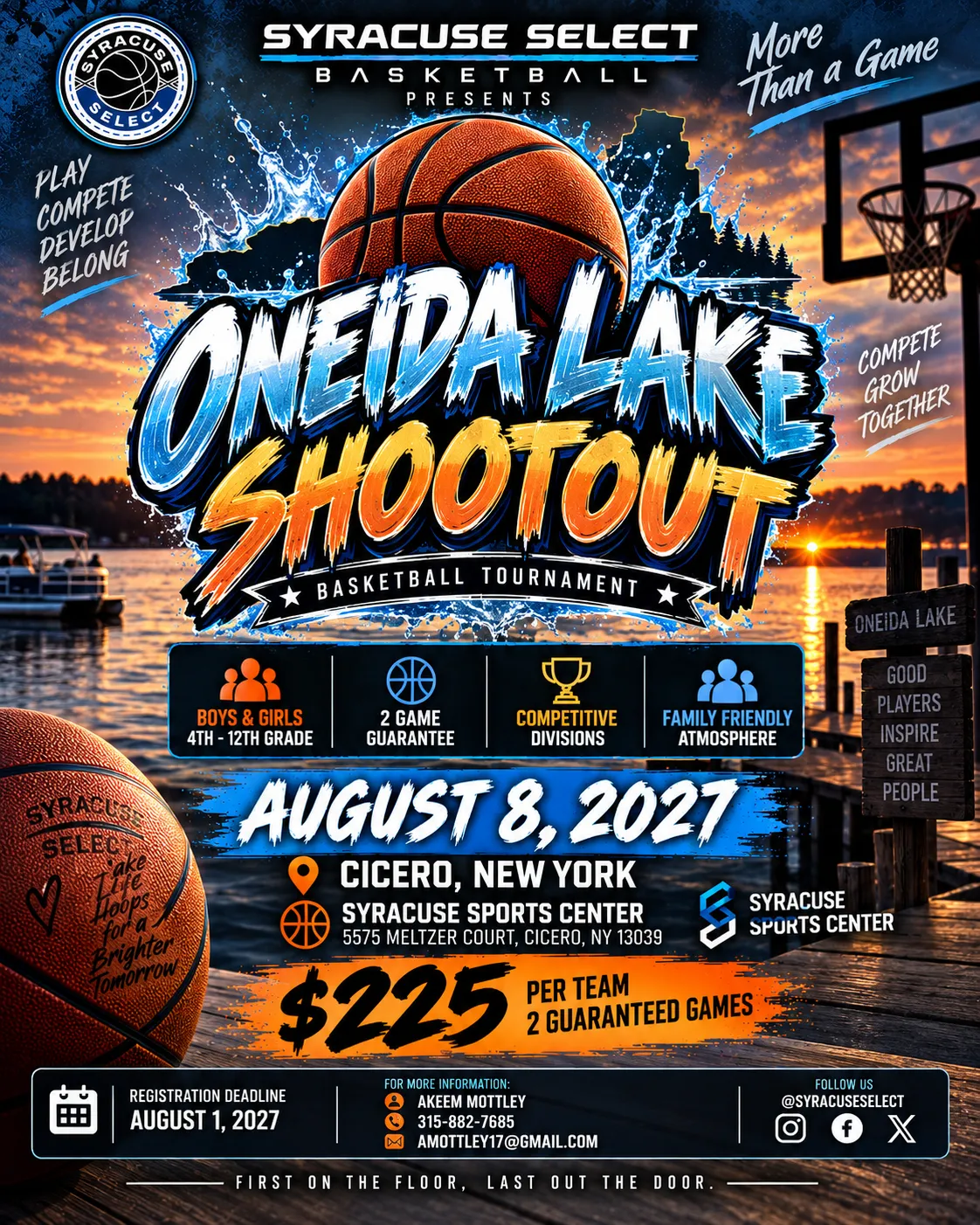 Oneida Lake Shootout – Aug 8, 2027